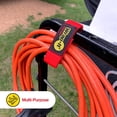 thumbnail image 4 of Wrap-It Storage Quick-Strap Cord Wraps, 9 inch (16 Pack) Red - Hook and Loop Strap, Extension Cord Holder Gifts for Boat, Rope, Hose, and Cable, 4 of 9