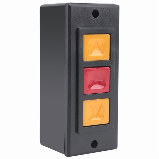 Garage Door Opener, Electric Door Roll Switch Lock Box, Mounted Concealed Button Switch C
