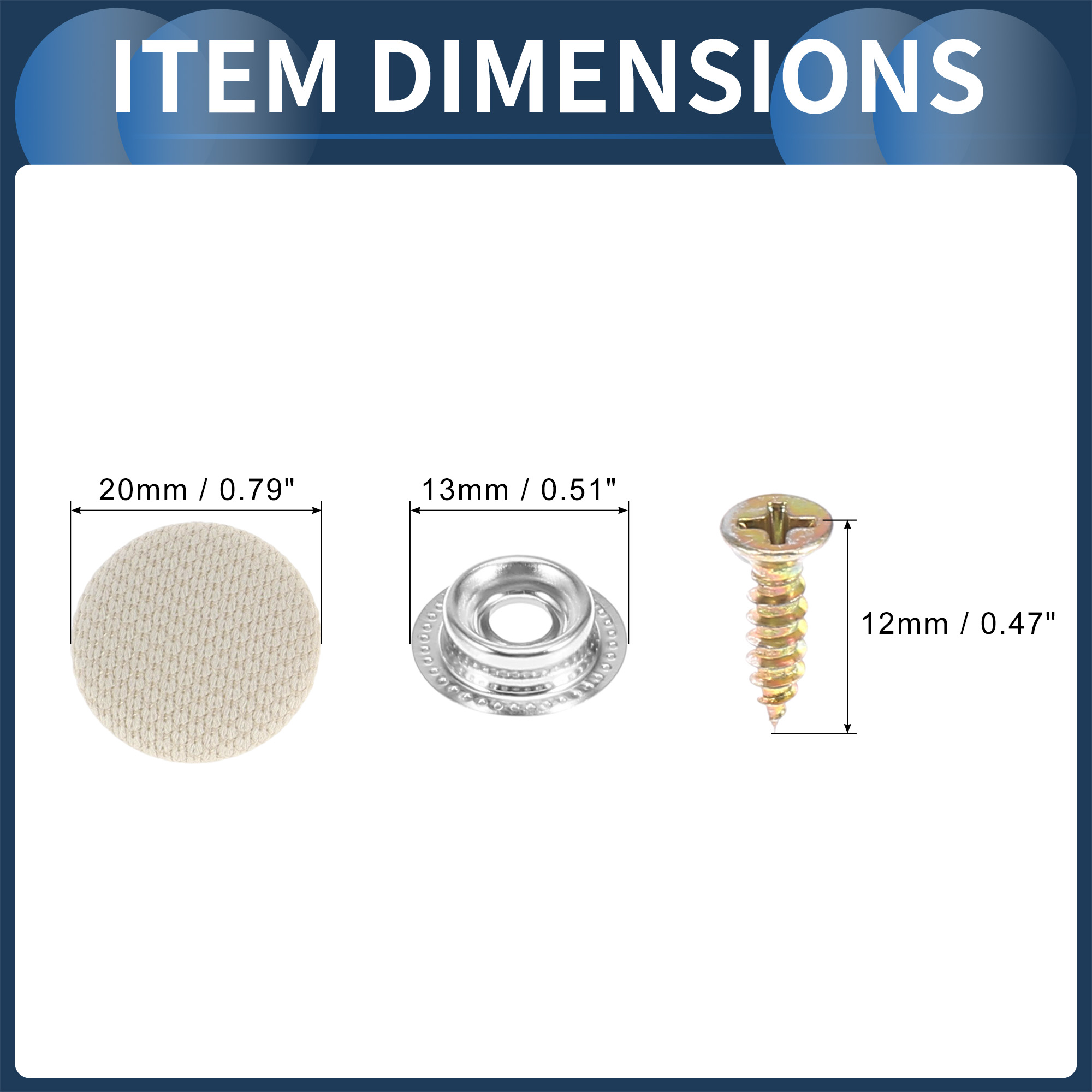 Unique Bargains 10Pcs Headliner Button Buckle Repair Clip for Car Roof Gingham Beige