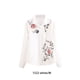 thumbnail image 3 of Qarigey Camisas de mujer Tallas grandes Camisa blanca Flor de manga larga Botonadura elegante Fiesta de negocios Blusa deportiva M Type2 NO2, 3 of 6