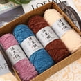 thumbnail image 3 of Xiao Hua Hilo de terciopelo de 300 g para tejer a ganchillo, suave y esponjoso, ideal para mantas gruesas de felpa Premier, ideal para tejer a ganchillo, color gris oscuro., 3 of 4