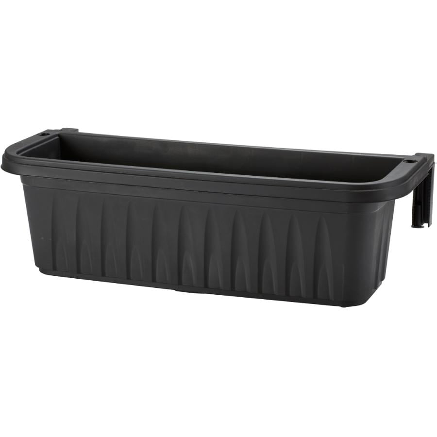 24 Inch S Black Adjustable Rail Planter Walmart Canada