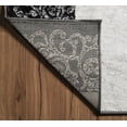 thumbnail image 4 of Linon Home Décor Elegance Area Rug Collection, Gray and Ivory, 8' x 10', 4 of 4