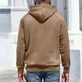 thumbnail image 3 of JUSLIO Zipper Sweatshirts for Men Hooded Solid Hoodies Casual Drawstring Everyday Long Sleeve Sweatshirts, 3 of 7