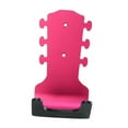 thumbnail image 3 of LeeQinersw Generic Guitar Wall Mount Hook No Drilling Ukulele Holder Stable for Violin Erhu Red, 3 of 9