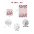 thumbnail image 6 of Pink Blue Spring Floral Hand Towels Set,Waffle Weave Kitchen Towels 4 Pieces,Rustic Summer Flower Botanical Microfiber Hair Face Bath Tea Towel Absorbent Quick Drying Cleaning Dish Cloths,15.7"x23.6", 6 of 7