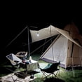 thumbnail image 2 of Soidarity Linterna LED, linternas eléctricas impermeables profesionales, pesca, Camping, senderismo, linterna recargable por USB, equipo de iluminación Estufas de camping Negro Tipo 1 Soidarity OD029509-01, 2 of 6