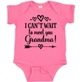 thumbnail image 3 of Inktastic I Can't Wait to Meet You Grandma Baby Announcement Boys or Girls Baby Bodysuit, 3 of 5