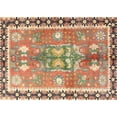 thumbnail image 1 of Ahgly Company Indoor Rectangle Traditional Brownish Green Persian Area Rugs, 4' x 6', 1 of 6