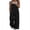 Black, variant on Overalls for Women Loose Wide Leg Jumpsuits Casual One Piece Boho Outfits Baggy Jumpers Sleeveless Summer Rompers Blue Boho Print