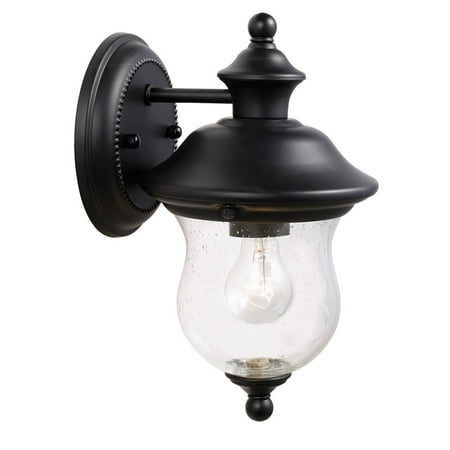 Highland Park Outdoor Light - Design House 502906 Highland 1-Light Indoor/Outdoor Wall Light, Black