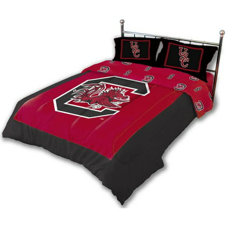 College Covers NCAA South Carolina Reversible Comforter Set