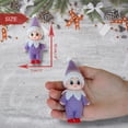 thumbnail image 4 of LitoMagic Christmas Baby Elf Doll in Purple Jumpsuit, 4 of 5