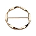 thumbnail image 2 of IUAMXWU 4Pcs Scarf Ring T Shirt Clip, Women's Fashion Metal Ring Shirt Clip Buckle, Japanese Style Buttonless T Shirt Fixing Clip, Gold/Silver, 2 of 5