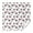 Border Collie Santa, variant on 70x70 Inch Square Tablecloth, Thick & Durable, Washable, Fits Square or Round Table, Party, Wedding, Buffet,Cat Group Orange Pattern