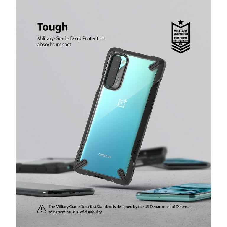 Ringke Fusion-X Case Compatible with OnePlus Nord, Transparent