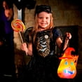 thumbnail image 5 of OANLKGI Halloween Pumpkin Decoration with Light, Spooky Decor Pumpkin Holding Mini Pumpkin with LED Lights, Festive Tabletop Decor for Halloween Party, Home & Indoor Display, 5 of 7