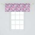 thumbnail image 2 of Ambesonne Paisley Window Valance, Art Effects, 42" x 18", Fuchsia Lilac, 2 of 3