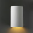 thumbnail image 3 of Justice Design Group CER-0955W 13.5" Large Rectangular One Light Exterior Wall Sconce from the Ceramic Collection Rated for Wet Locations, 3 of 7