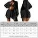thumbnail image 2 of Blusa Trajes de playa de 2 piezas traje de baño de manga larga cubrir trajes de verano para mujeres Ygjytge Negro T M para Mujer, 2 of 7
