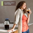 thumbnail image 7 of Modern Innovations Cold Brew Mason Jar (64 oz) Ice Coffee Making at Home, 2 Quart Cold Brew Maker for Iced Coffee and Tea, Cold Brew Glass Pitcher with Stainless Steel Filter, Cold Brew Coffee Maker, 7 of 7