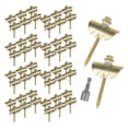 thumbnail image 1 of 50 Uds sujetadores para cercas de alambre, clavos para cercas de alambre con destornillador, instalación rápida de grapas fuertes para cercas tejidas Zulema Clavos para cercas de alambre, 1 of 5