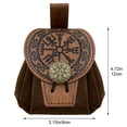 thumbnail image 3 of Hangable Coin Purse Medieval Belt Bag Steampunk Dice Bag Vintage Belt Pouch for Men Women, 3 of 7