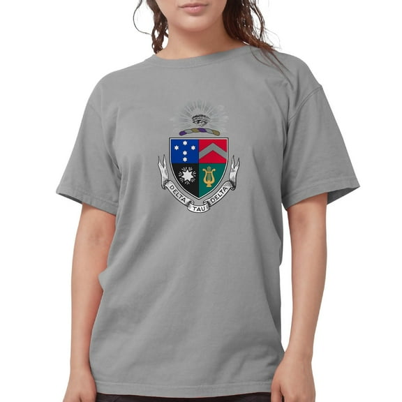 CafePress - Delta Tau Delta Coat Of Arms T Shirt - Womens Comfort Colors® Shirt