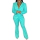 thumbnail image 1 of SAYOO Office Lady Traje de 2 piezas Slim Fit Color sólido Mujeres Blazer y conjunto de pantalones de trabajo para ropa casual Fiesta de negocios SAYOO  Moda, 1 of 9