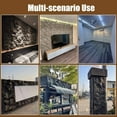 thumbnail image 6 of 6-Pack 3D Faux Stone Wall Panels, 47.24" x 23.62" PU Cement-Texture Wainscoting Panels for Interior Walls, Waterproof & Lightweight, Covers 46.5 SF, for TV Wall Office Living Room, 6 of 8
