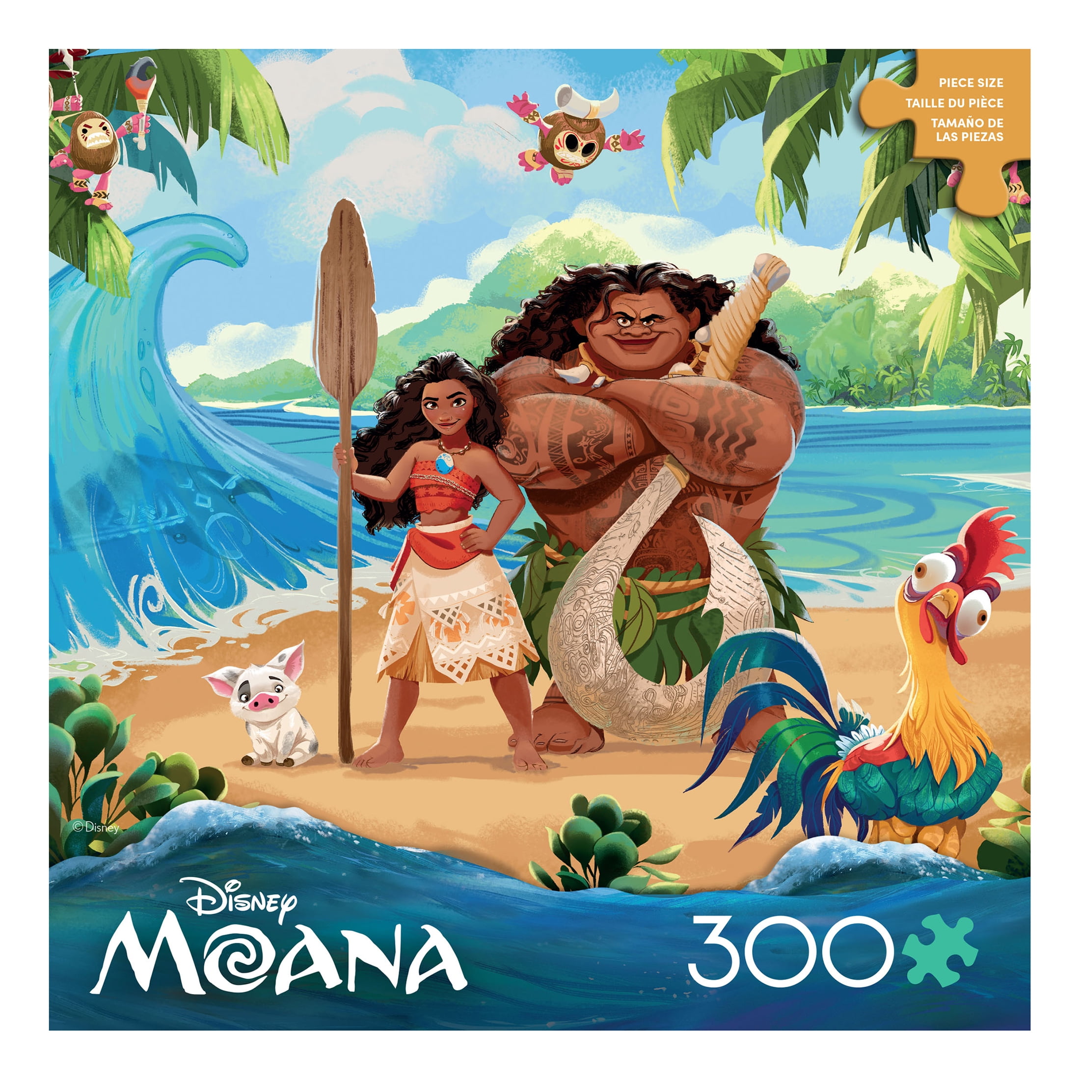 Ceaco 1500 Piece Moana and Family Jigsaw Puzzle with Bonus Poster