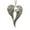 H, variant on FcBaudy Necklace for Women, Jewelry for Women, Women's Jewelry Part Of My Heart Is In Christmas Memorial Angel Wing Ornament Pendant MOM Womens jewelry