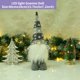 thumbnail image 4 of Rudolph Dwarf Doll Christmas Decor Nordic Elf with LED Light for Home Decoration Xmas Tree Decor Navidad 2021 New Christmas Gift, 4 of 5