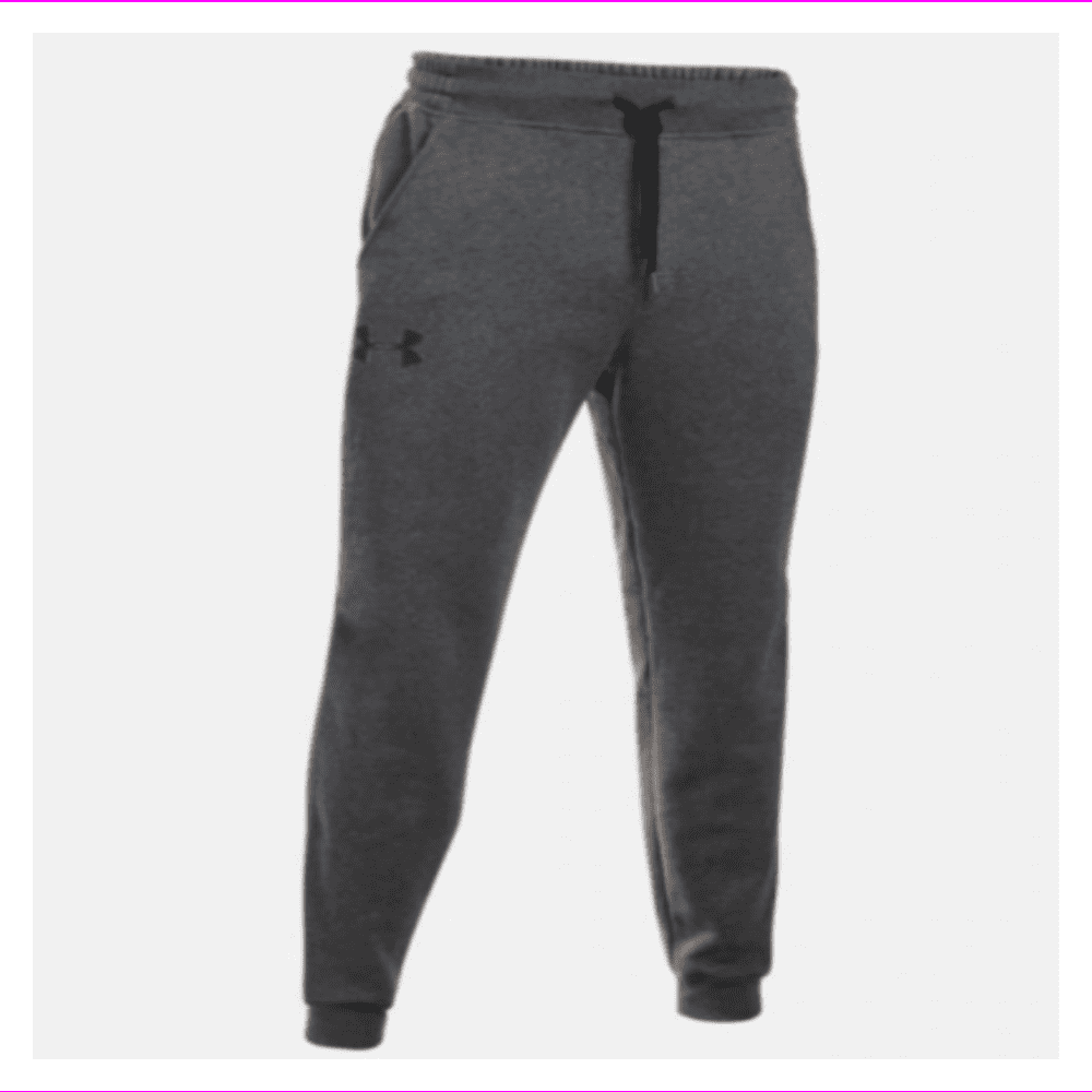 Under Armour Men's UA Rival Fleece Joggers Sweat Pants XXL/Grey Black - Walmart.com