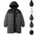 thumbnail image 4 of ZACPNCV Men's Puffer Jacket Hooded Sherpa Lined Water Resistant Windproof Insulated Jacket Warm Winter Puffy Coat, 4 of 4