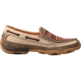 thumbnail image 2 of Women's Twisted X WDMS013 ECO TWX Slip-On Driving Moc Khaki/Multi Canvas/Leather 6.5 M, 2 of 6