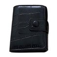 thumbnail image 1 of Womens Makeup Bag Portable Button Closure Shoulder Pouch Coin Pouch with Mirror, 1 of 9