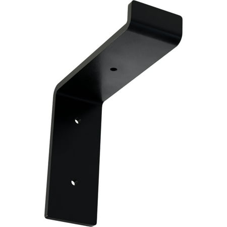 

Ekena Millwork 2 W x 6 D x 6 1/4 H Steel Truss Shelf Bracket Powder Coated Black