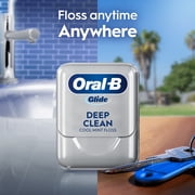 Oral-B Floss, Glide Deep Clean Dental Floss, Cool Mint, Value 6 Pack (40m Each)