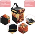 thumbnail image 2 of Cat Retro Mini Trash Can Car Trash Can Trash Can for Car: Foldable, with Lid, Leak-Proof, Hanging Storage Bag, 2 of 6