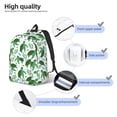 thumbnail image 4 of Picia Cartoon Turtle Printed Canvas Daypack - Stylish and Durable Vintage Compact Backpack - Class, Work, Travel, or Laptop Bookbag,Organized Compartments-Medium, 4 of 6