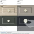thumbnail image 5 of Amerock Accents 2 inch (51mm) Diameter Gold/Mother of Pearl Cabinet Knob - 2 Pack, 5 of 7