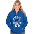 thumbnail image 4 of You Otter Know Im Number 1 Funny Pun Zip Up Hoodie Men's Women's Brisco Brands S, 4 of 5