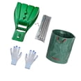 thumbnail image 3 of 2 rastrillos de mano para recoger hojas de jardín, herramienta de jardinería multiusos, 3 of 9