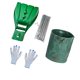 thumbnail image 3 of 2 rastrillos manuales versátiles para recoger hojas de jardín, ideales para granjas y patios., 3 of 9