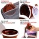 thumbnail image 5 of Taza de silicona plegable, taza de viaje retráctil y plegable, taza liviana de 270 ml con mayor capacidad para acampar al aire libre y hacer senderismo, 5 of 8