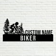 thumbnail image 4 of Handmadetneonsign Biker Metal Nameplate, Biker Desk Name Plate, Biker Desk Nameplate Decor, 4 of 4