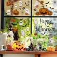 thumbnail image 4 of Halloween Decorations - Reusable Window Clings for Halloween Party Decorations Indoor Outdoor Pumpkin Ghost Window Decor Stickers for Office Party Favors Supplies Crafts, 4 of 6