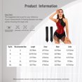thumbnail image 5 of Xnihocha Women's Sequin Fringe Leotard with Gloves Salsa Rumba Tango Latin Dance Outfits Silver XL, 5 of 5