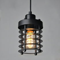 Rustic Vintage Industrial Pendant Light Ceiling Lamp Fixture Iron Hanging Cage Rustic Vintage Industrial Iron Cage Pendant Light Hanging Ceiling Lamp Fixtures Retro Vintage Industrial Pendant Light